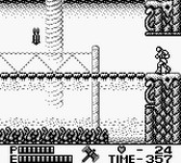 une photo d'Ã©cran de Castlevania 2 - Belmont s Revenge sur Nintendo Game Boy